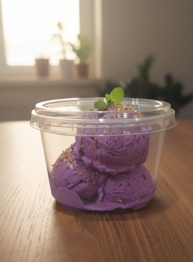 Plastic Pet jar with lid Size -4x3 inch