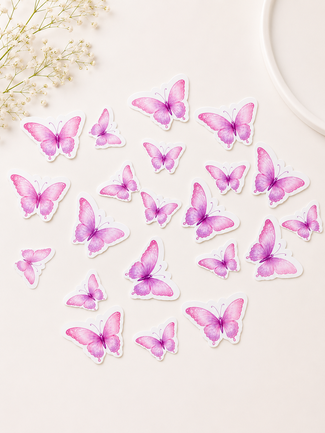 BUTTERFLY CUTOUTS PACK OF 20