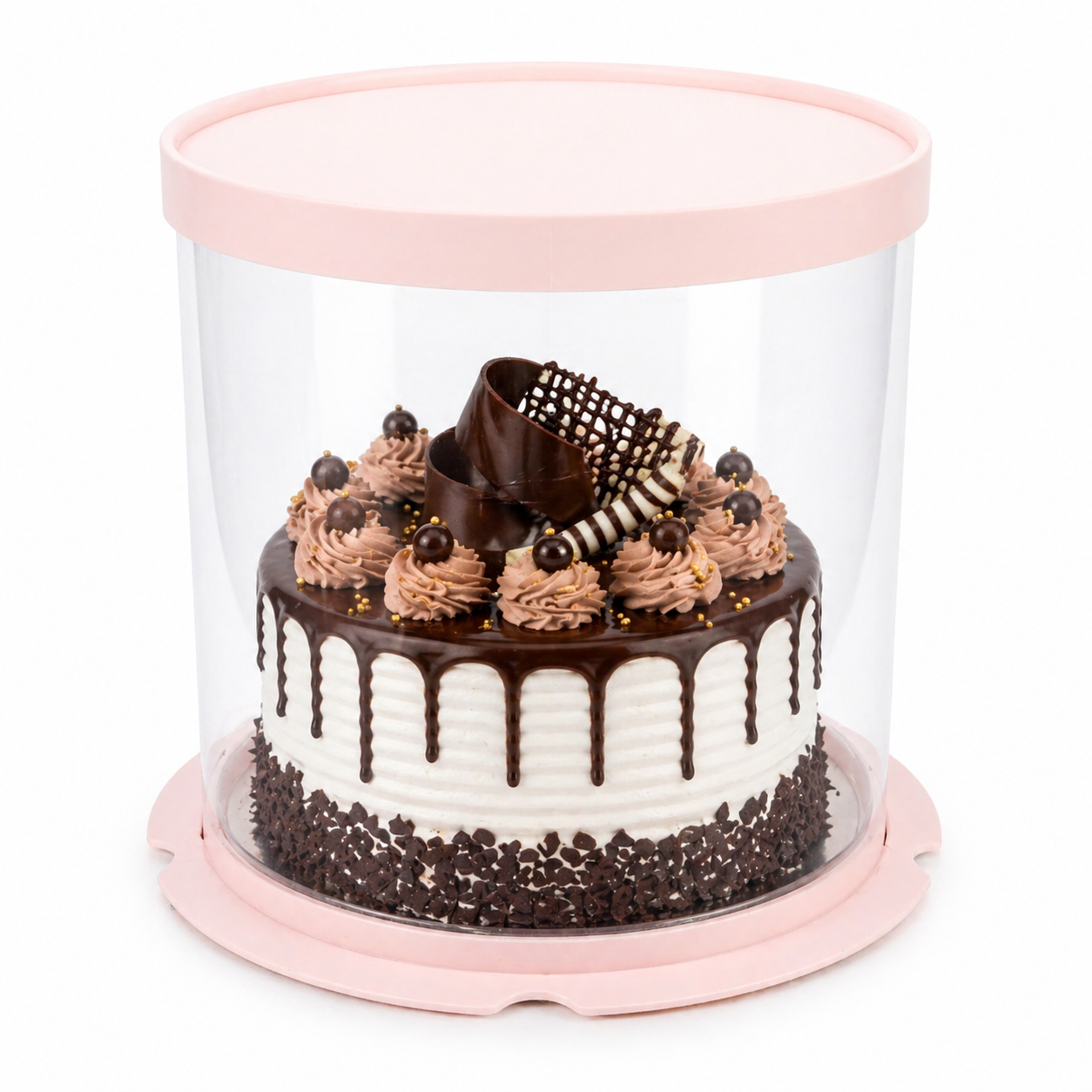 Pull me up Pink Round Cake Box 10x10x10