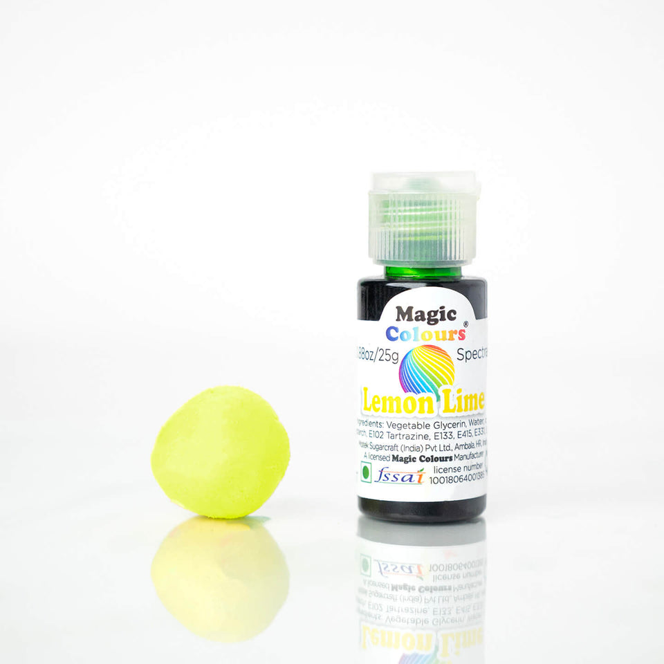 Magic Lemon Lime Gel colours