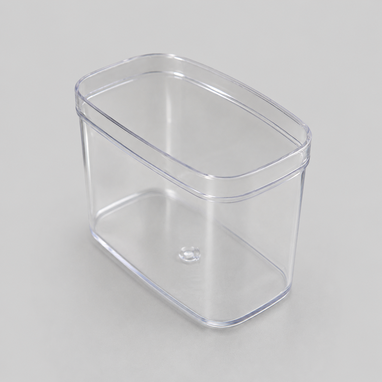Acrylic Multipurpose Box Pack Of 5 Size - 12x6x6 cm (SQ - 3 Plain)