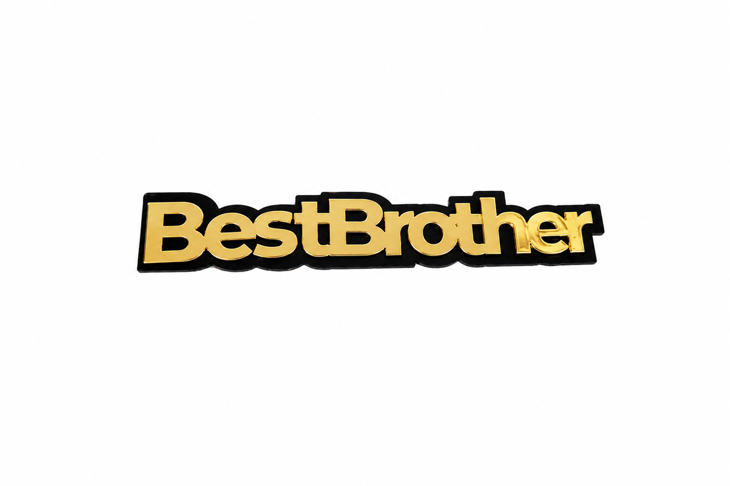 Double tone Best Brother Acrylic Cake Tag
