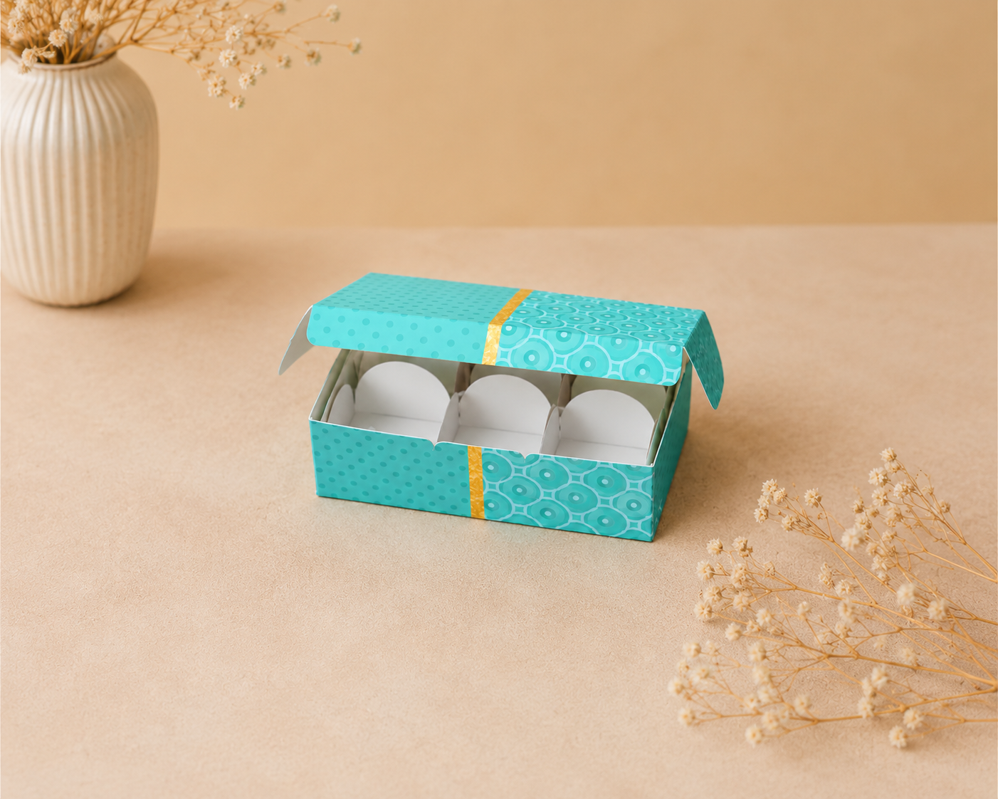 6 Cavity Multipurpose Box Pack Of 10 (Code - 1638 B)