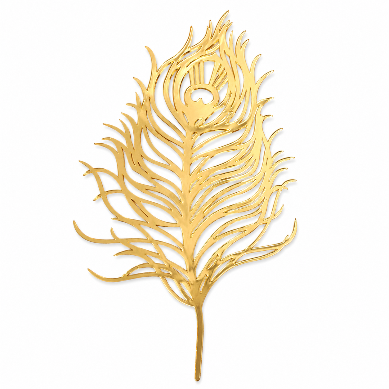 Mor Pankh Acrylic Cake Topper Set Of 3