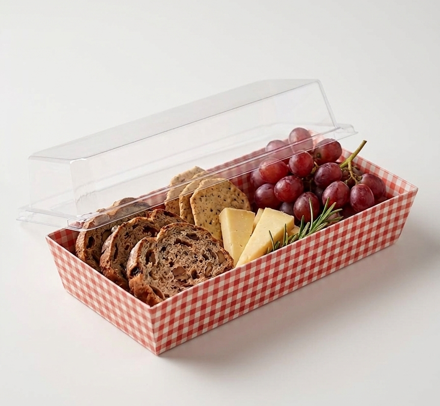 Red Loaf mould With Lid bake and serve mould Rectangle Size-7x3.8x1.5inch