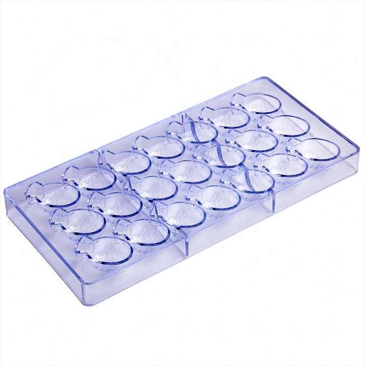 21 cavity Fish-Shaped Chocolate Mould
