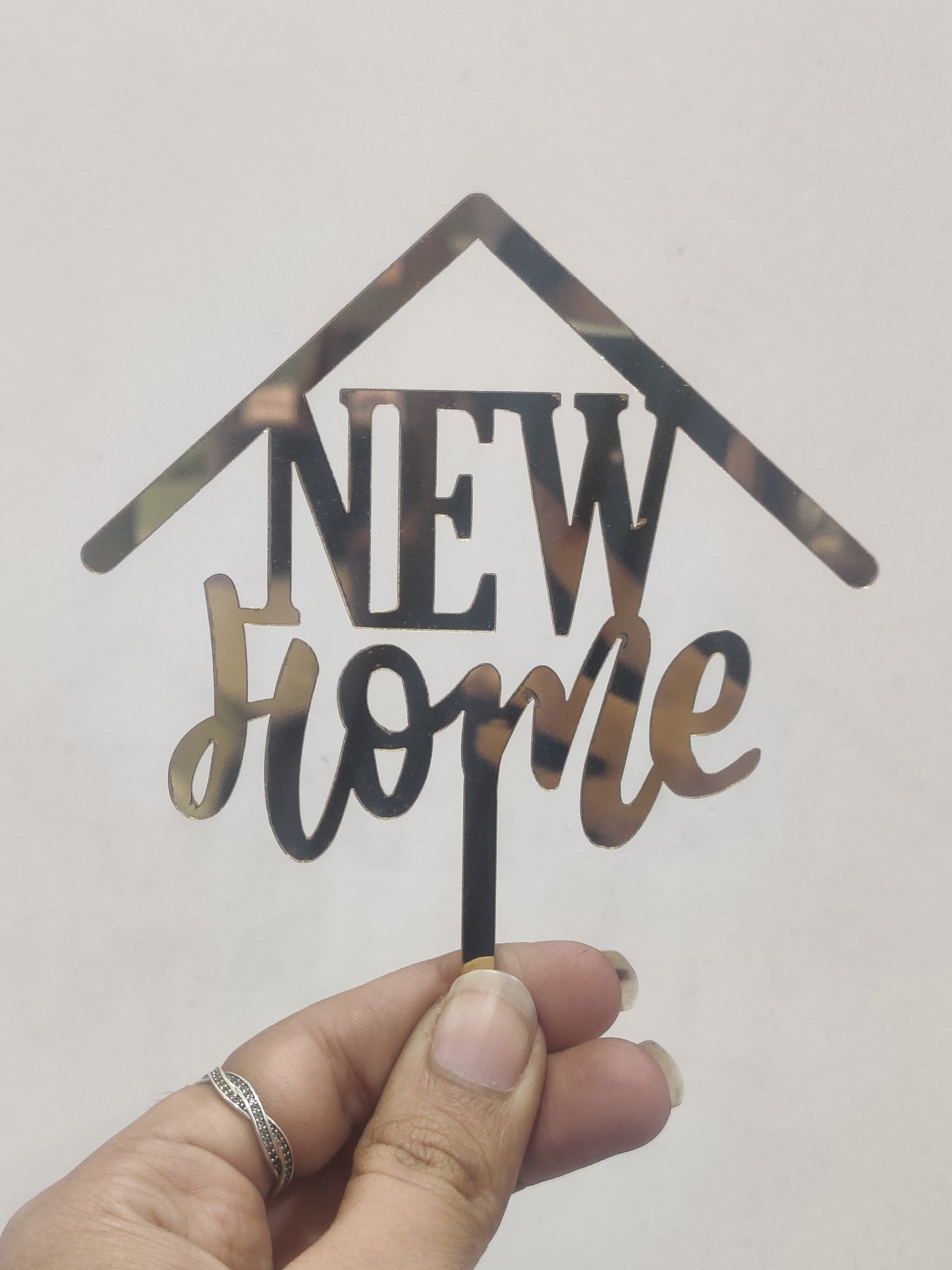 New Home Acrylic Topper