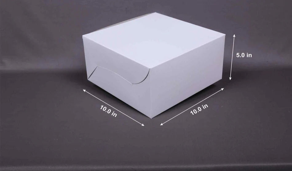 2 pound Corrugated cake box Size 10x10x5 inch