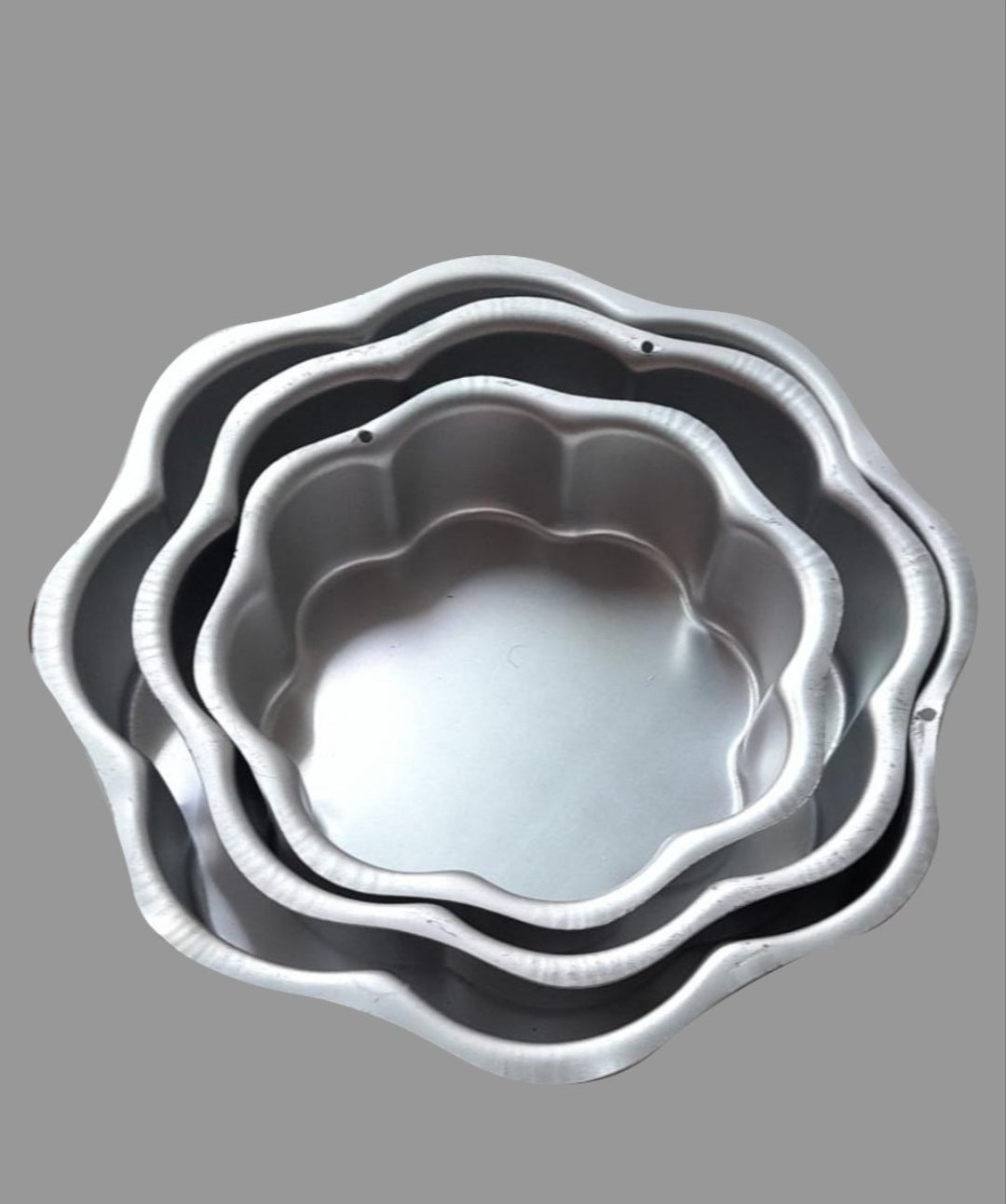 Flower Cake TIn Set of 3
