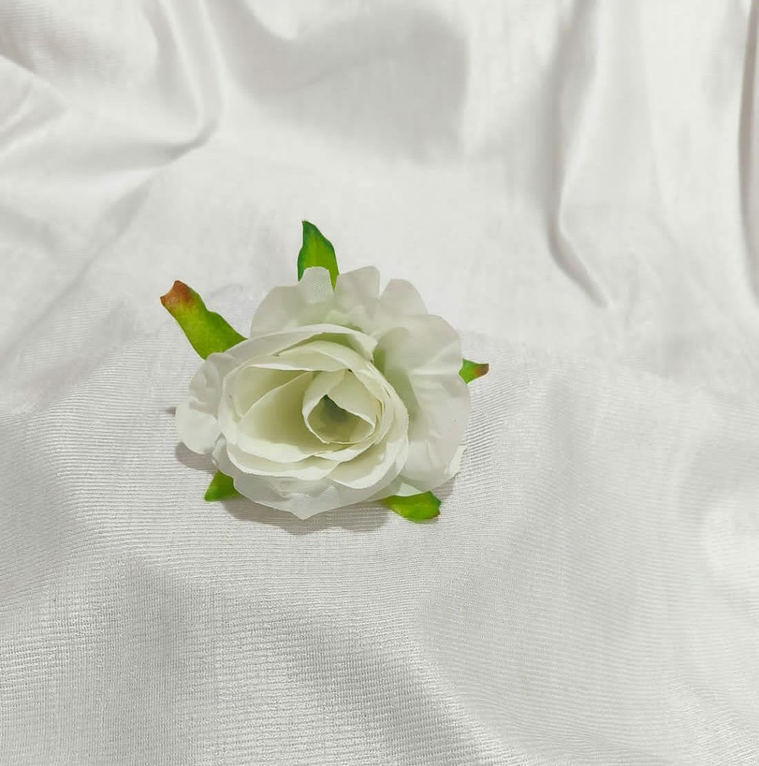 Artificial White Rose Flower