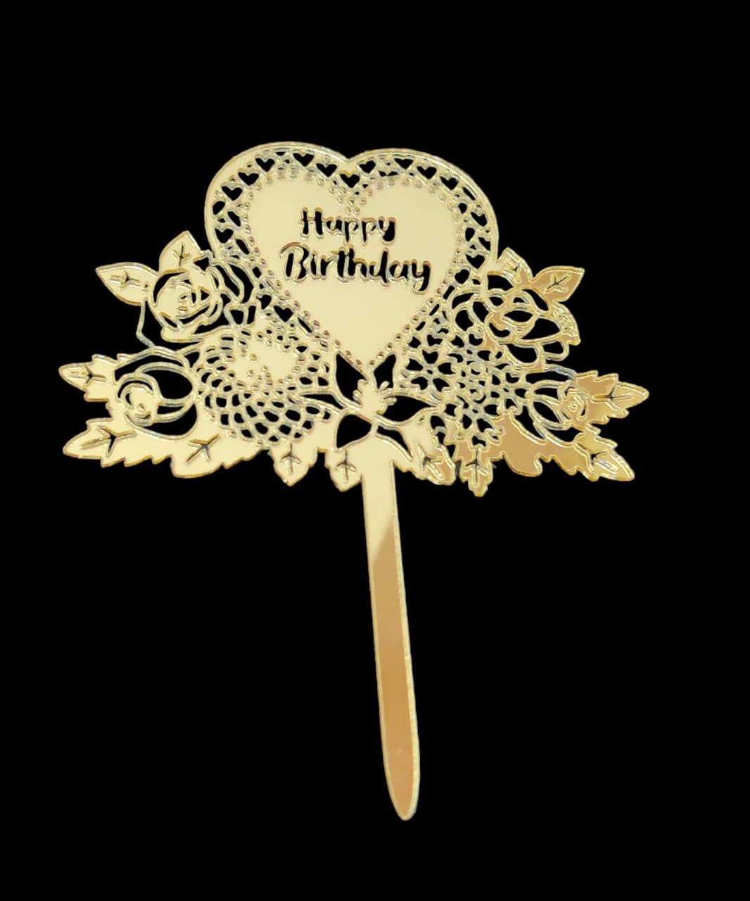 Happy Birthday Acrylic Topper