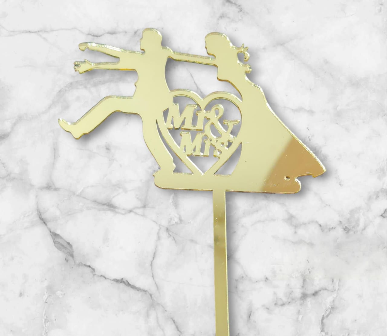 Mr and Mrs Acrylic Topper