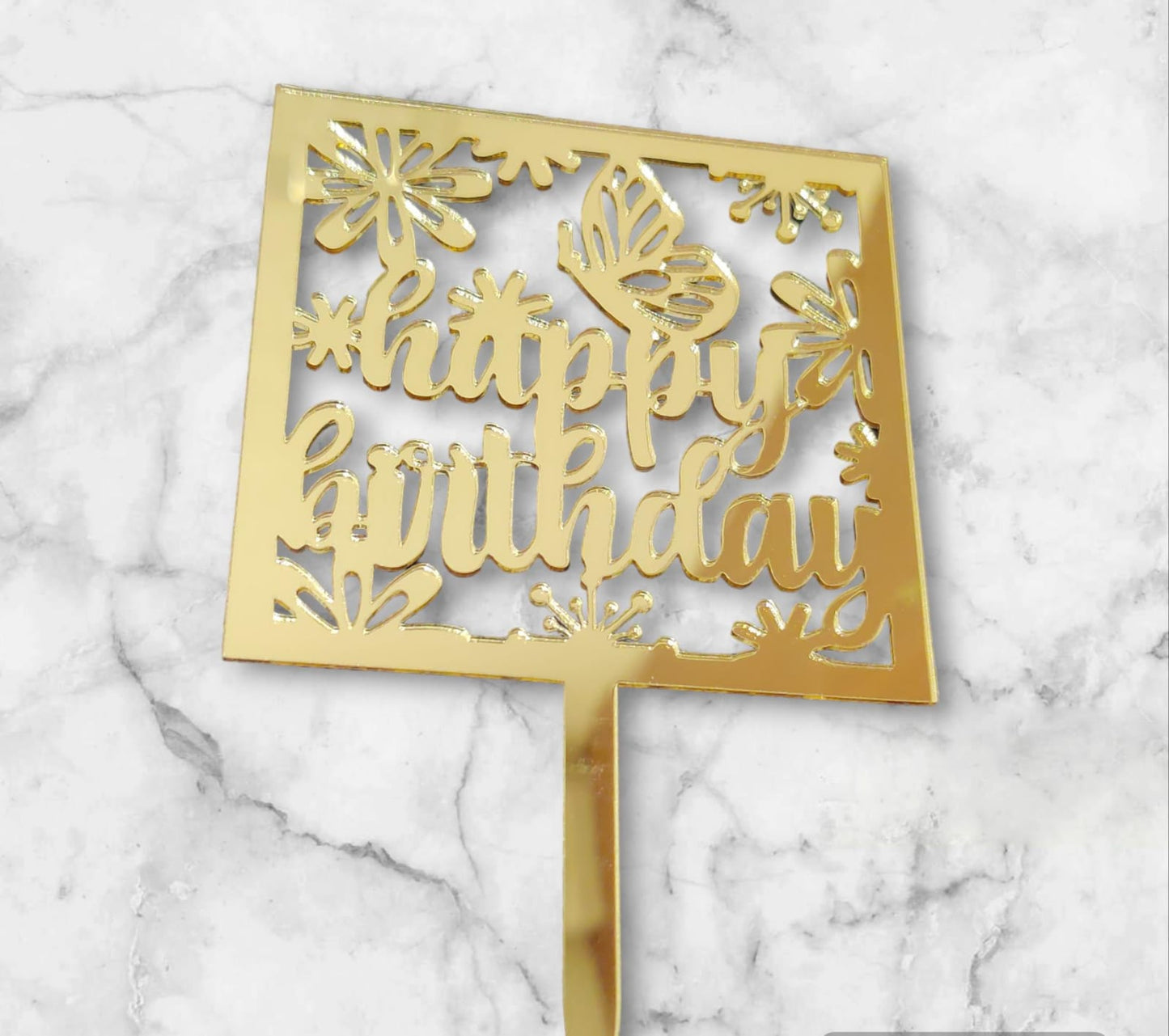 Happy Birthday Acrylic Topper