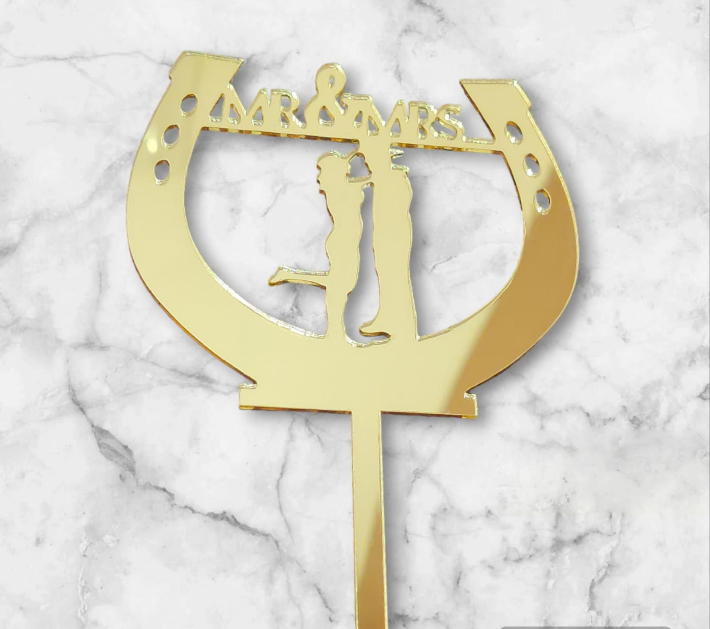 Mr & Mrs Acrylic Topper