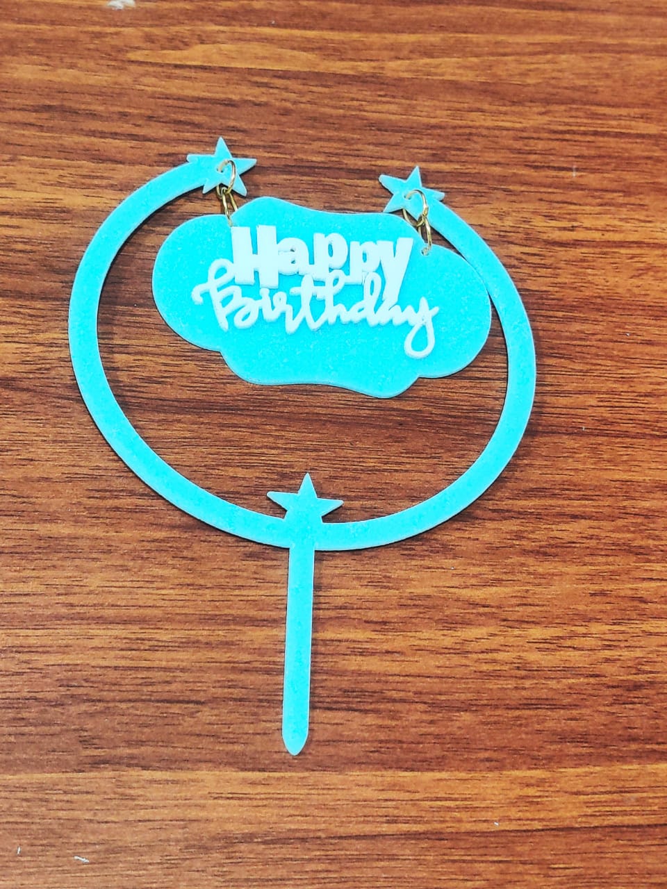 Happy Birthday Acrylic Topper