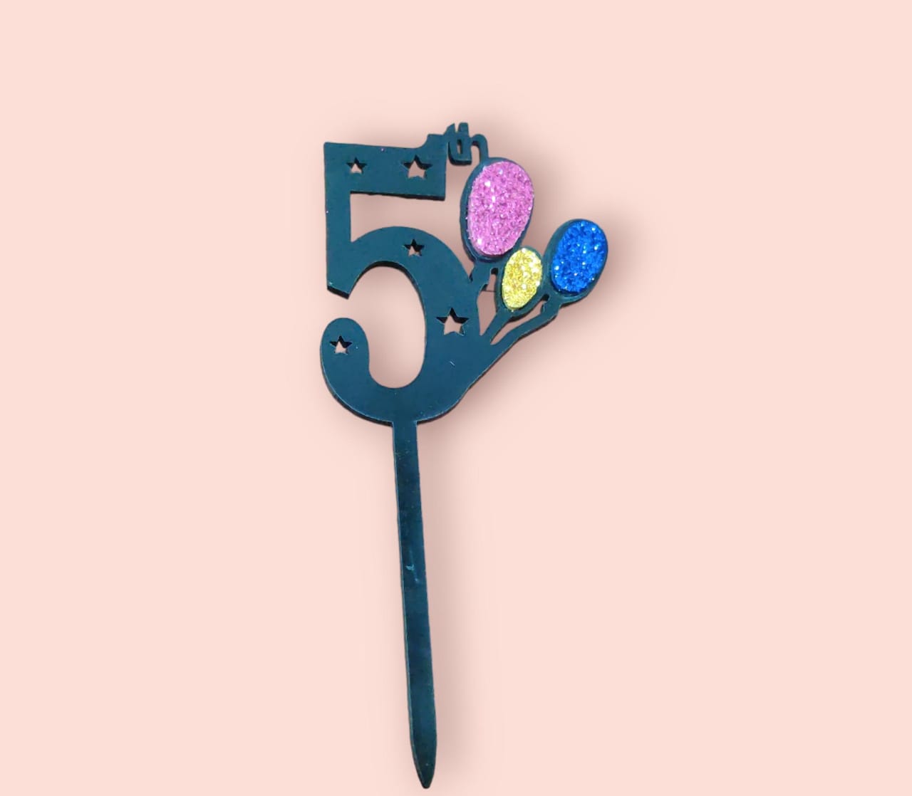 5 Number Acrylic Topper