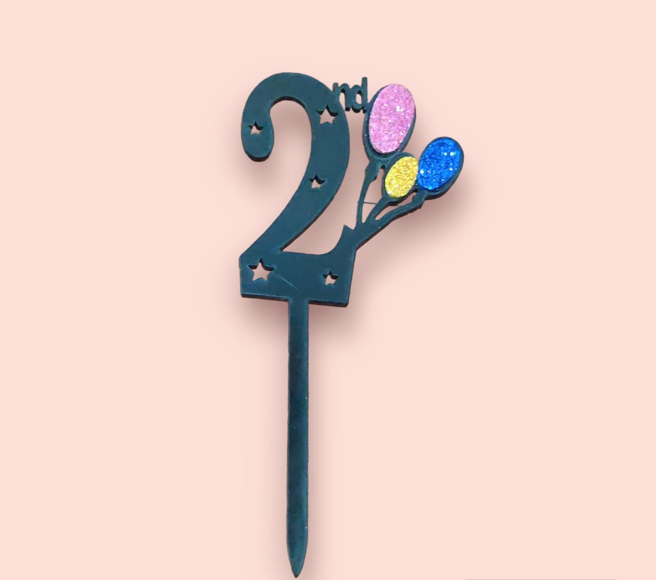 2 Number Acrylic Topper