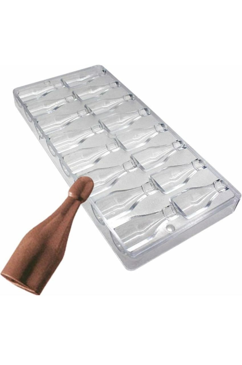 Bottle Shaped Chocolate Mould Poly-Carbonate Mould