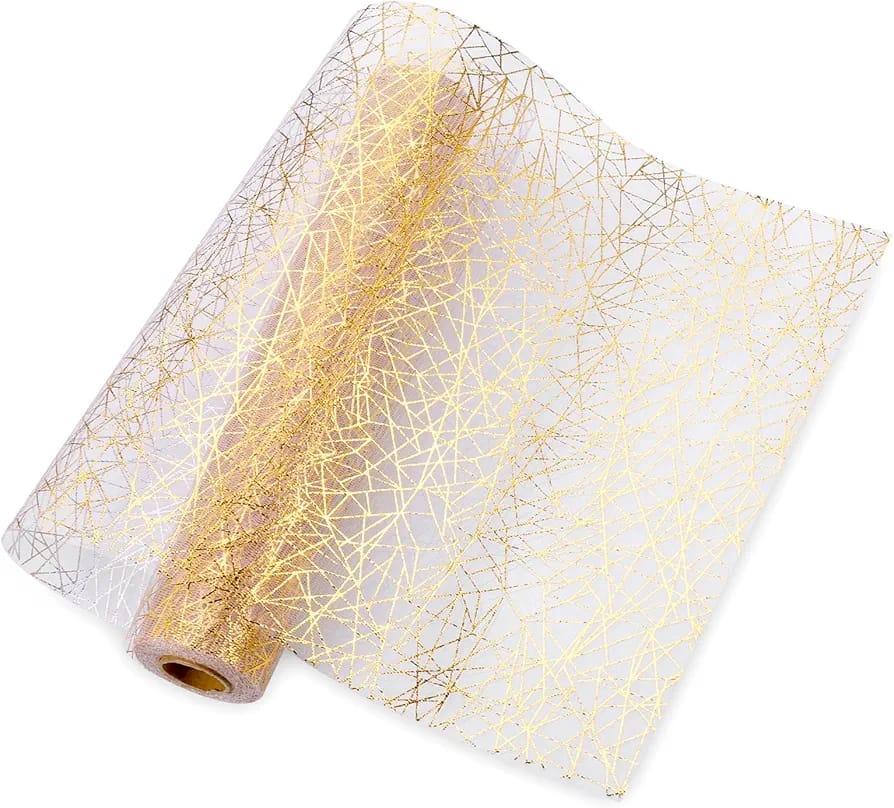 Flower packaging Golden Net approx 5 Metre, width- 21 inch