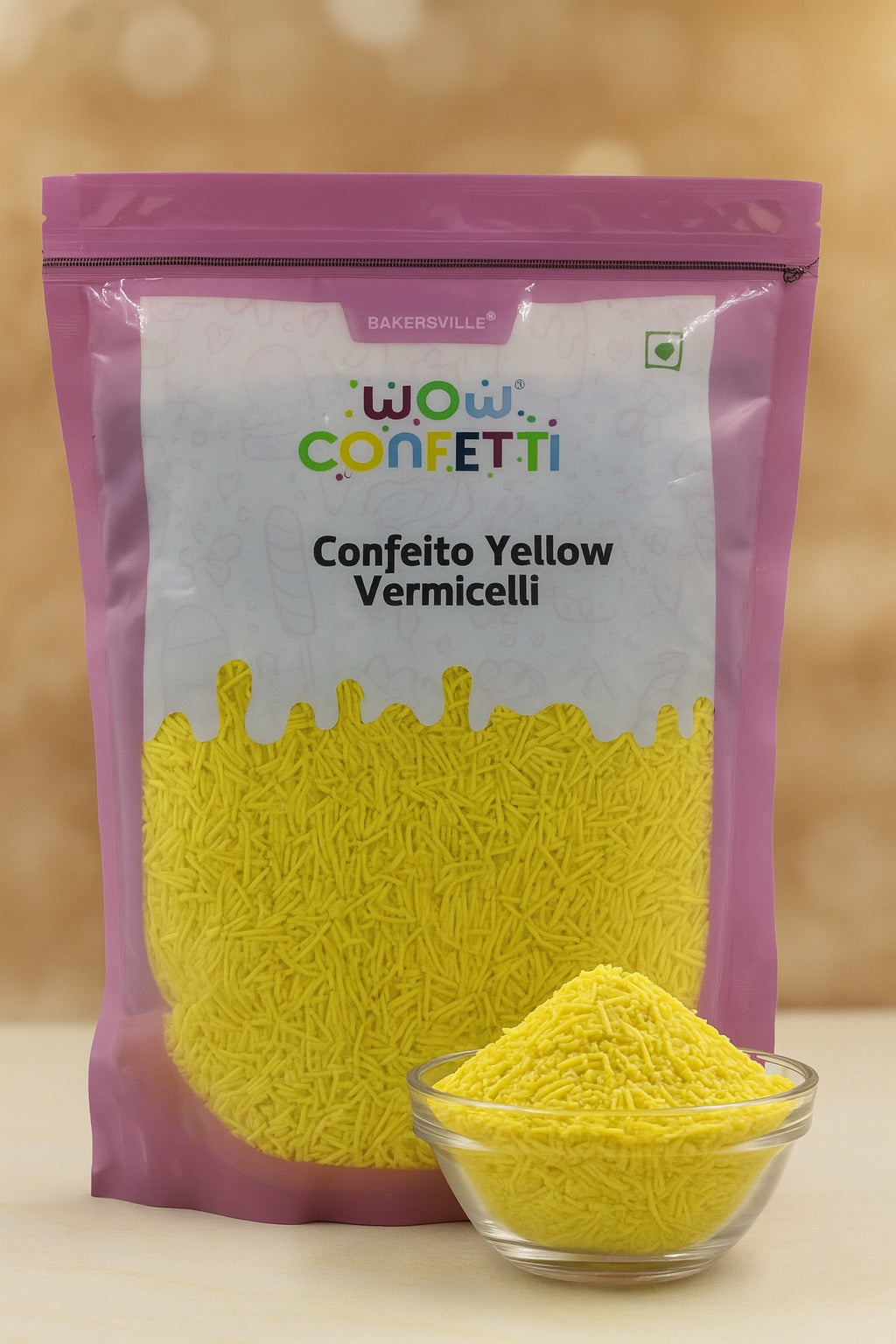 Wow Confetti Yellow Vermicelli