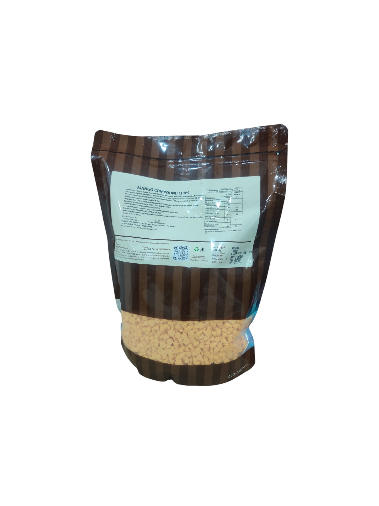Bakersville Chocoville Mango Compound Chips