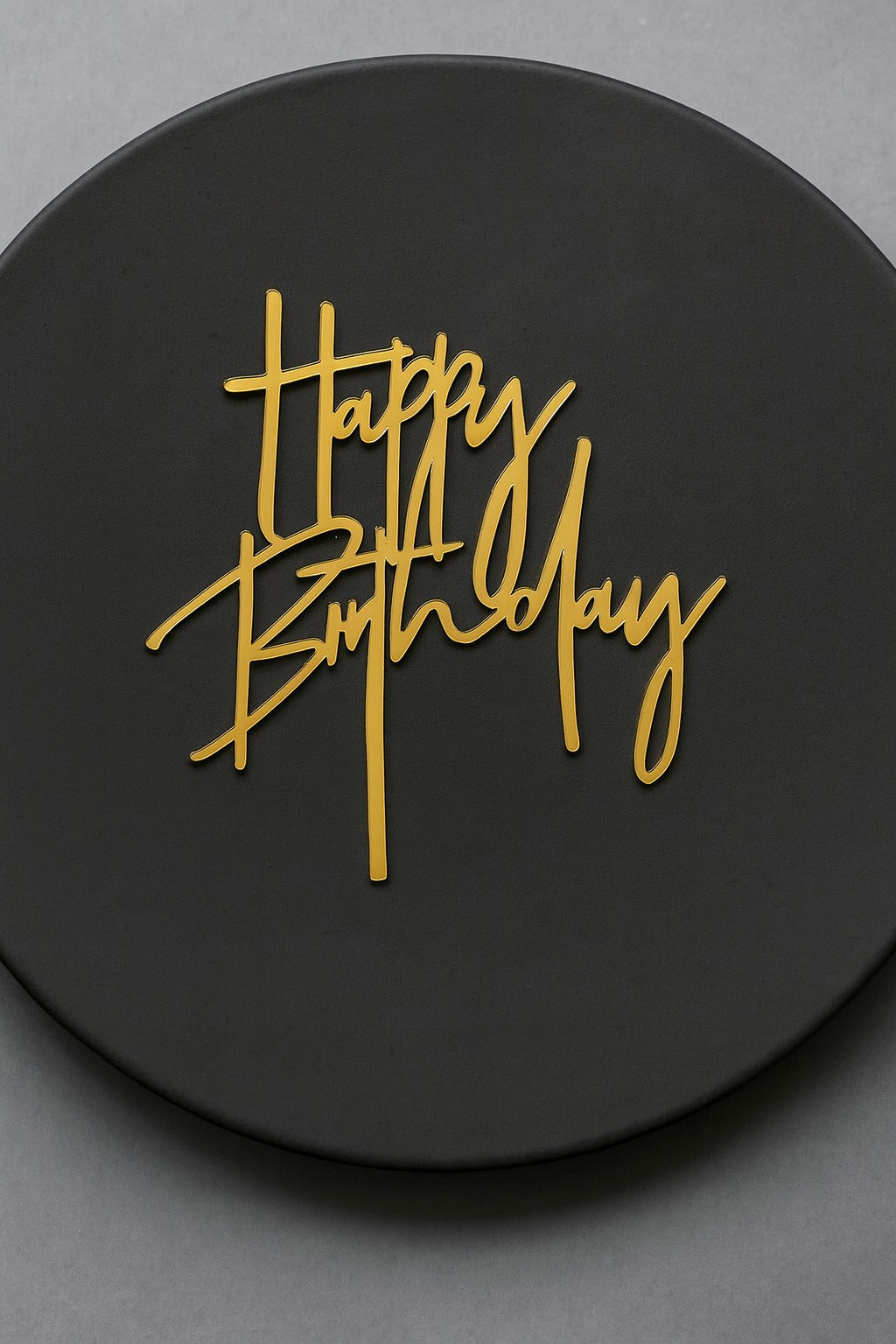 Happy Birthday Acrylic Cake Topper