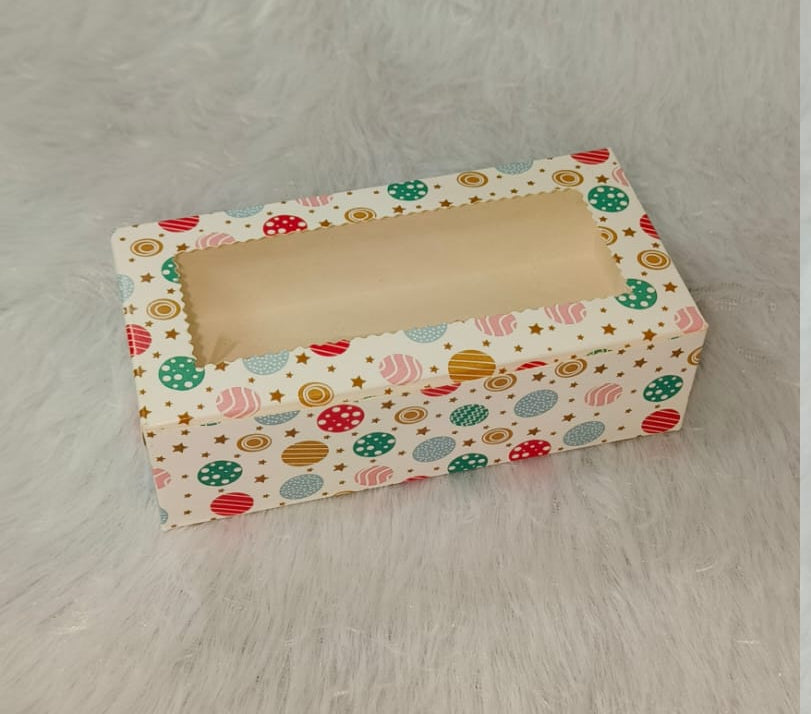 Xmas 2 PCS Brownie Box Size 6x3x1.75 Inch (Pack Of 10)