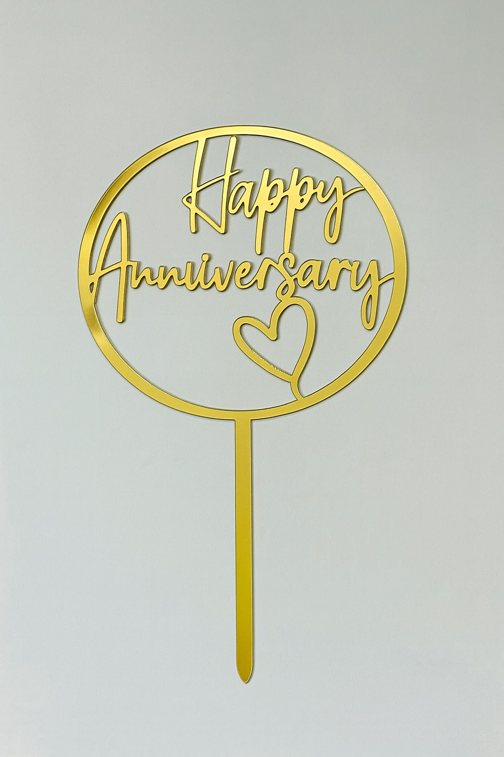 Happy Anniversary Economic Topper
