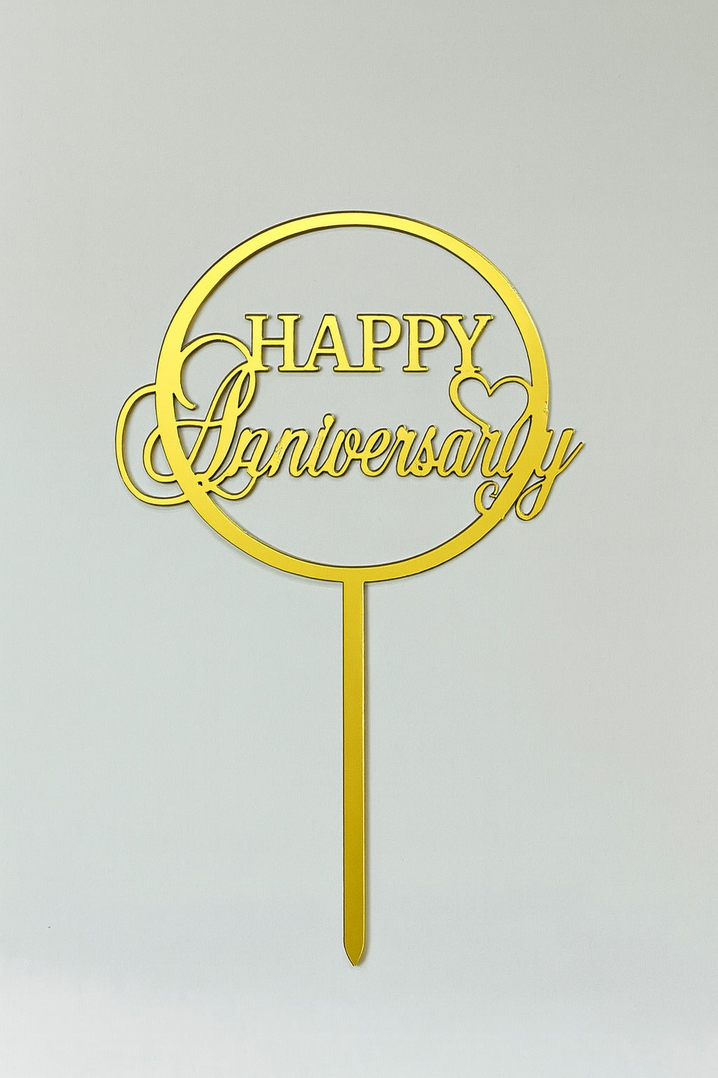 Happy Anniversary Economic Topper
