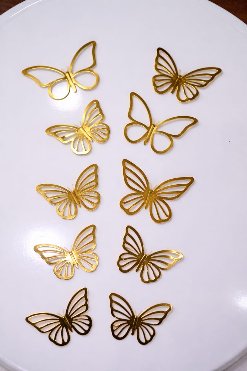 Golden Butterfly Pack Of 10