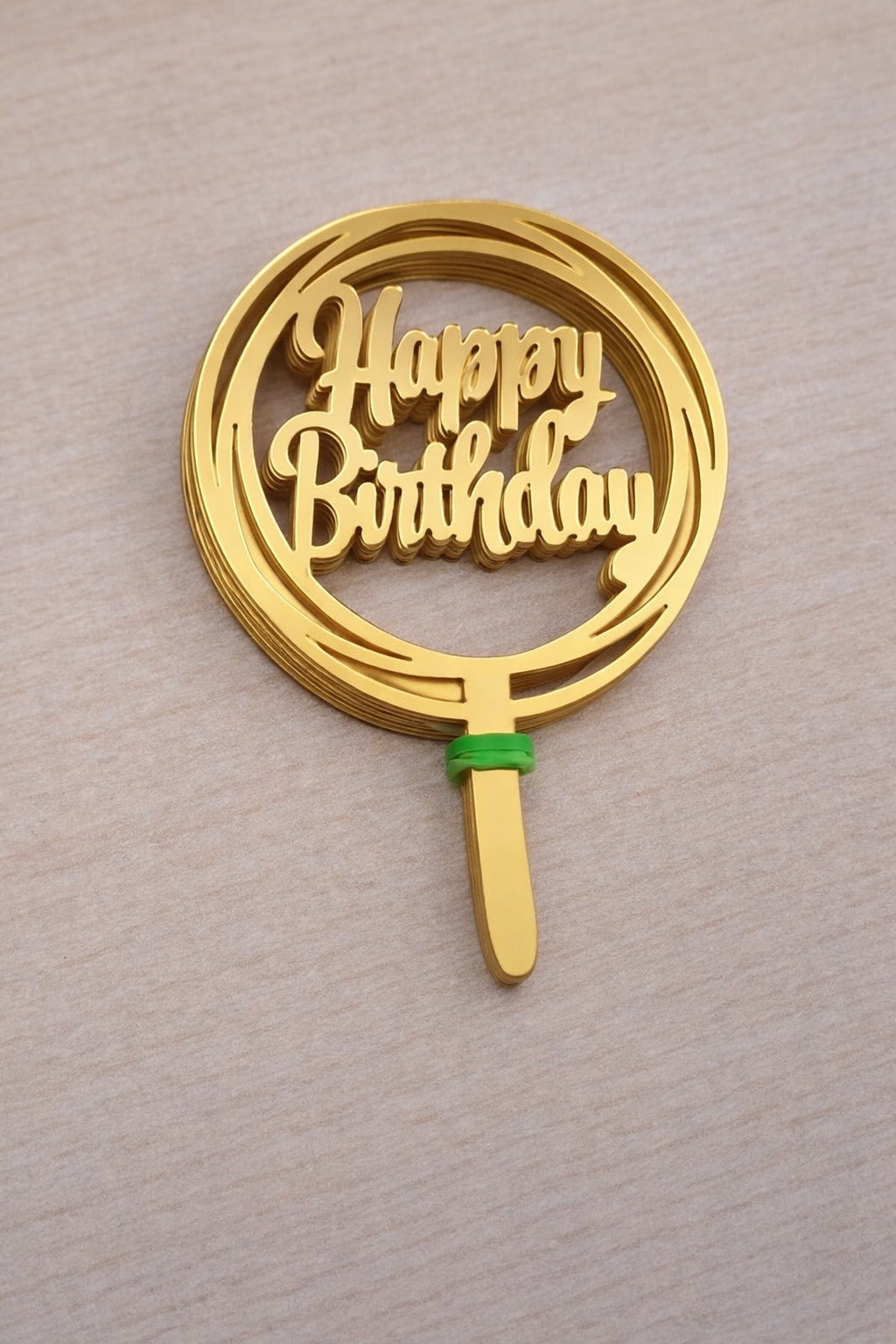 Happy Birthday Acrylic Topper Pack Of 10