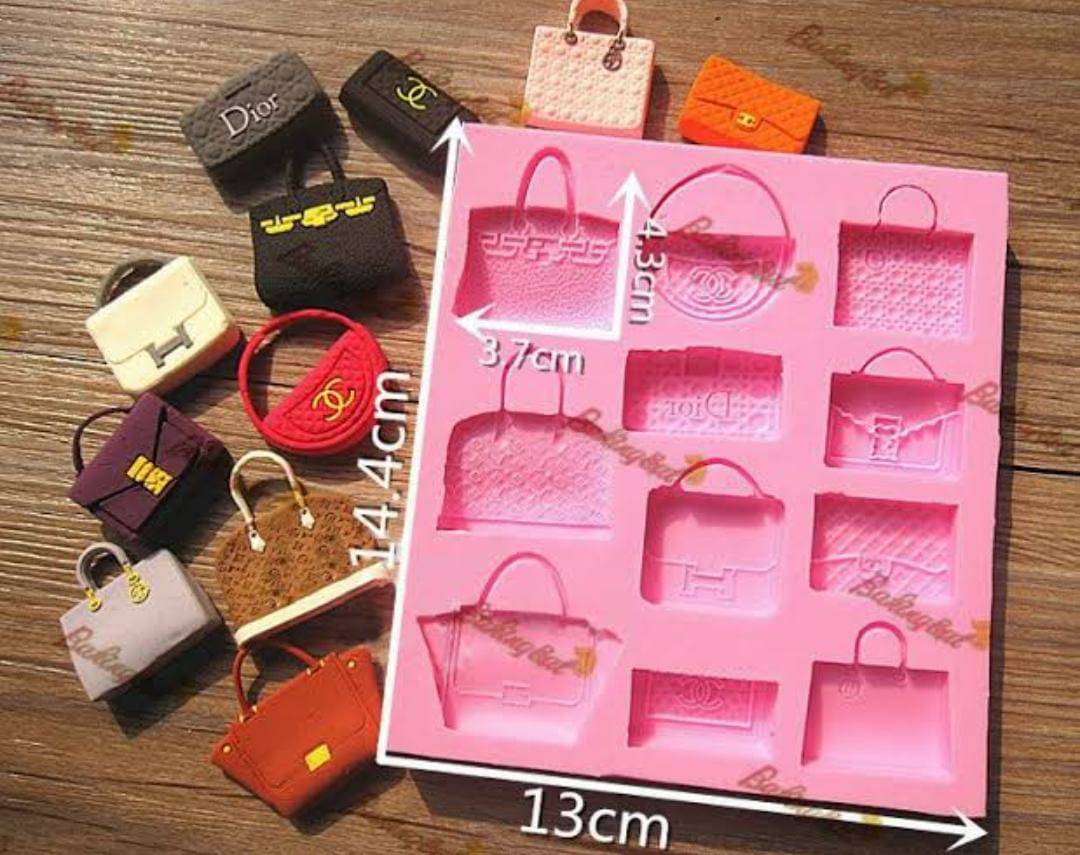 Silicon Bags fondant mould
Big size