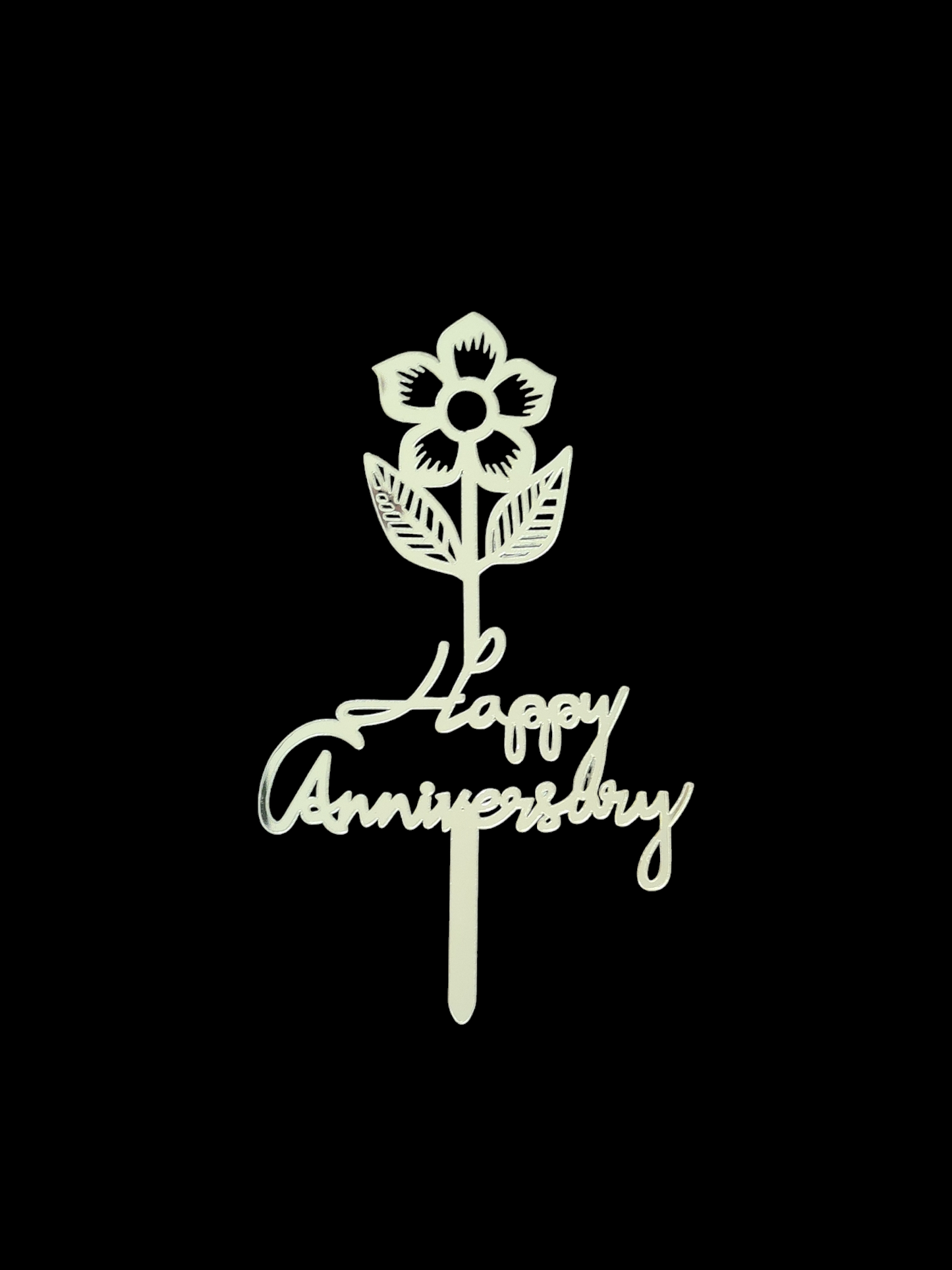 Happy Anniversary Acrylic Topper RT00470