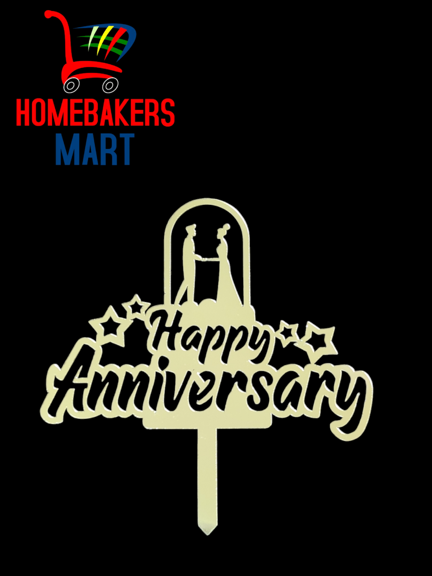 Happy anniversary Acrylic topper RT00414