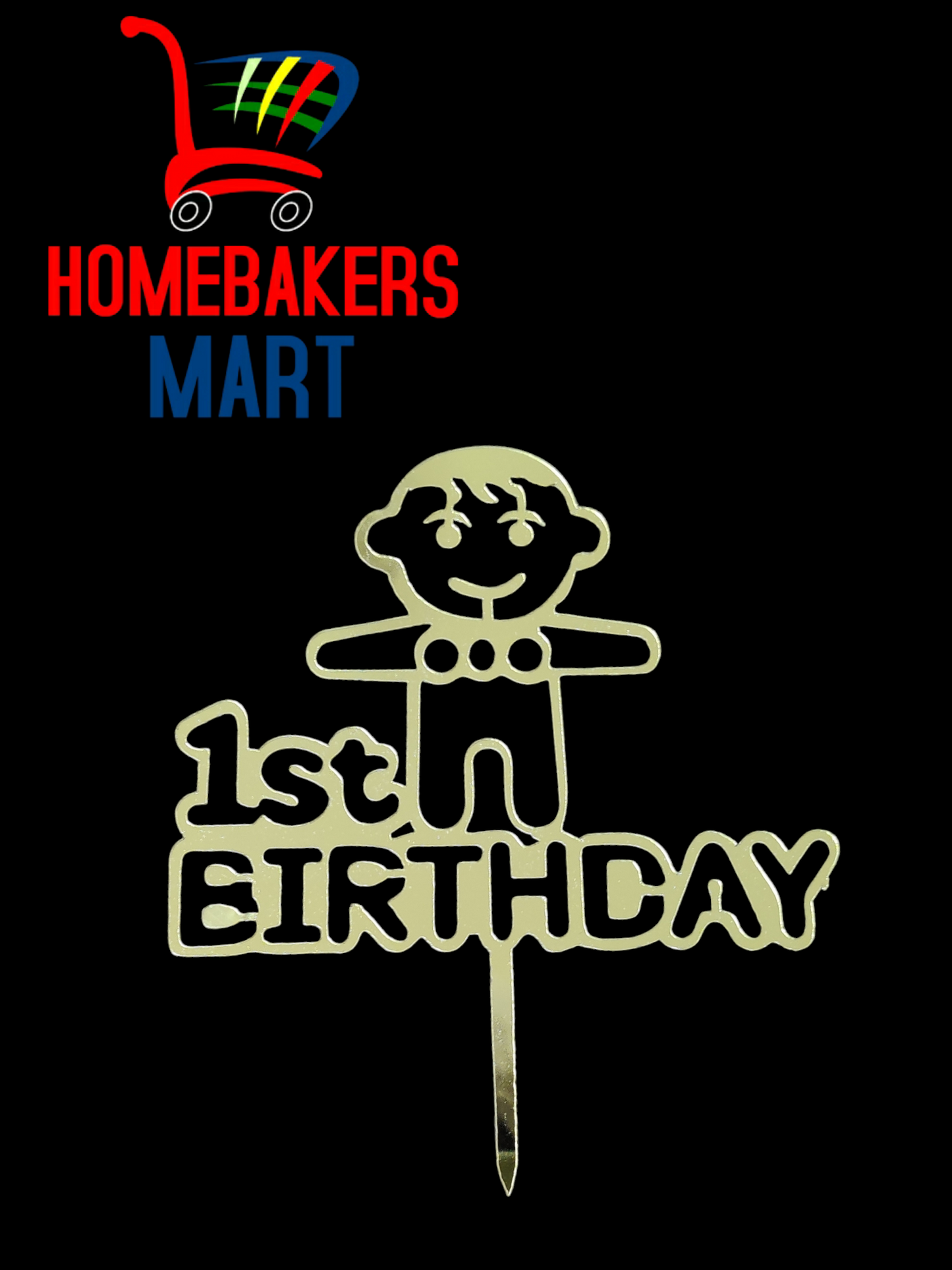 1st Birthday Acrylic Topper