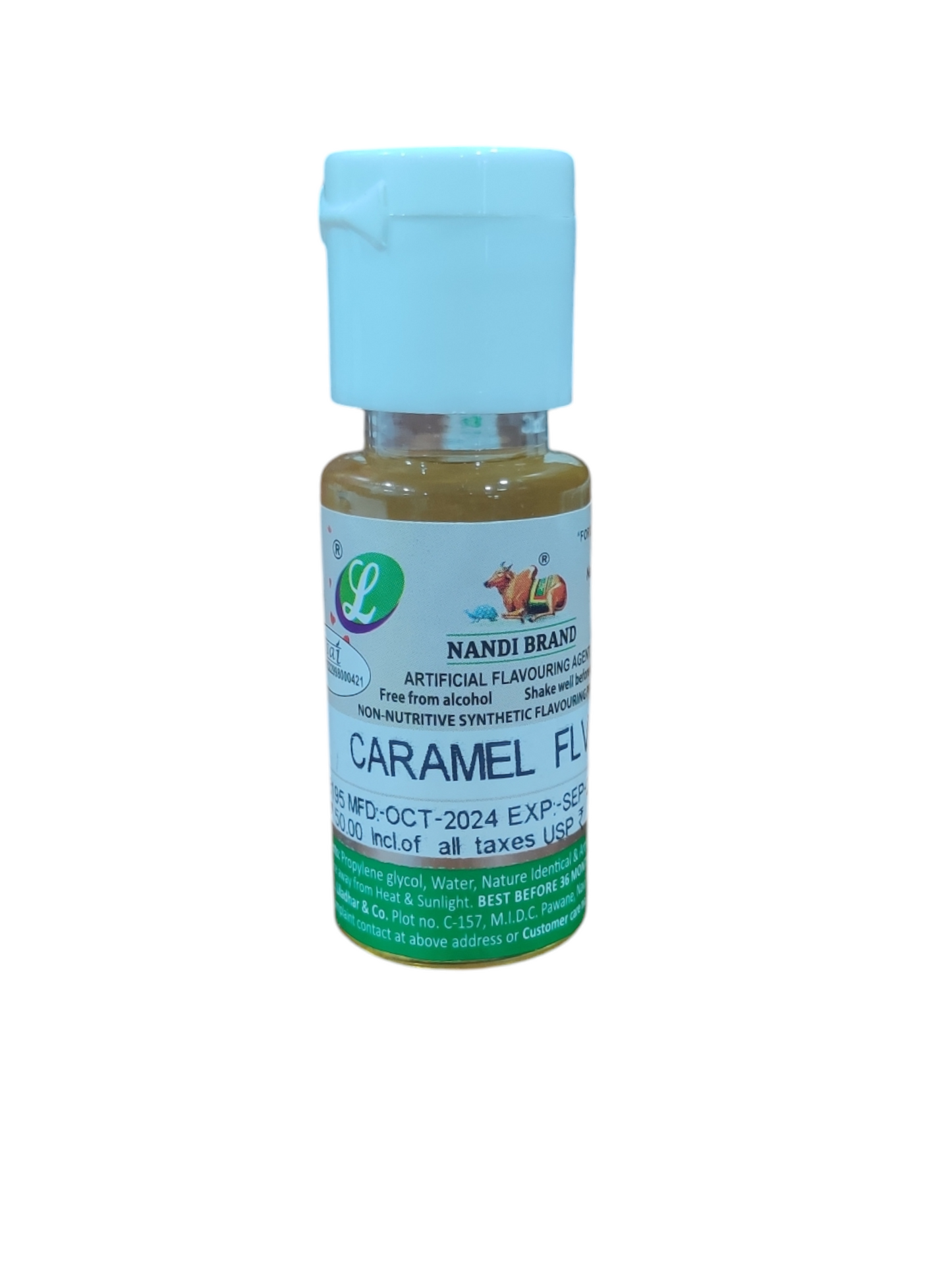 Nandi Caramel Essence 20 ml Water Based