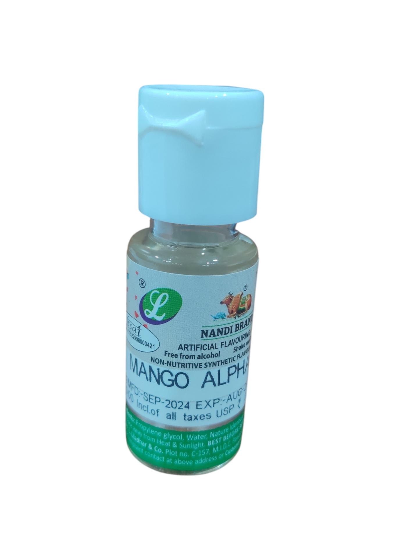 Nandi Mango Alphnso Essence 20 ml Water Based