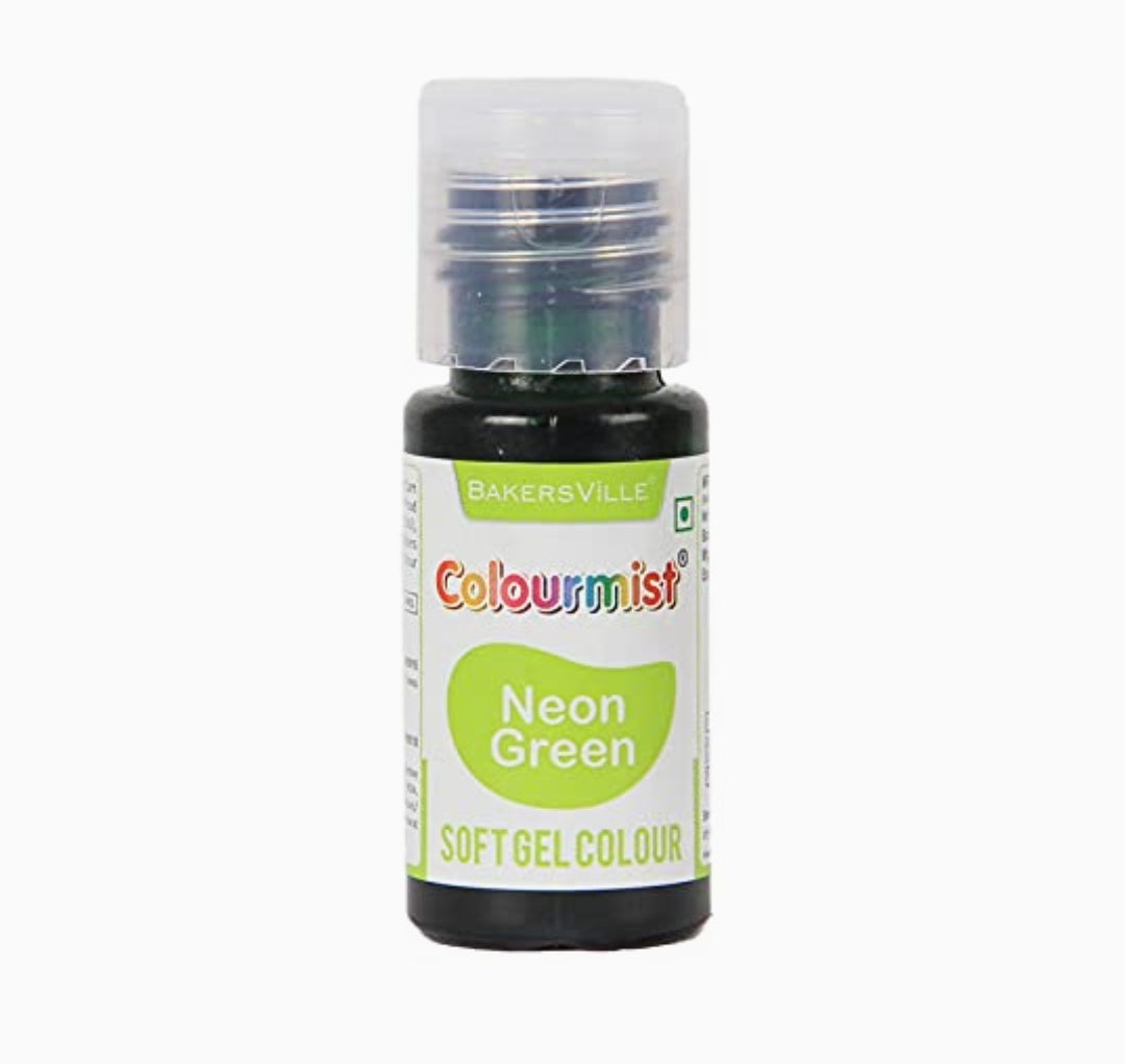 BakersVille colourmist Neon Green Soft gel colour