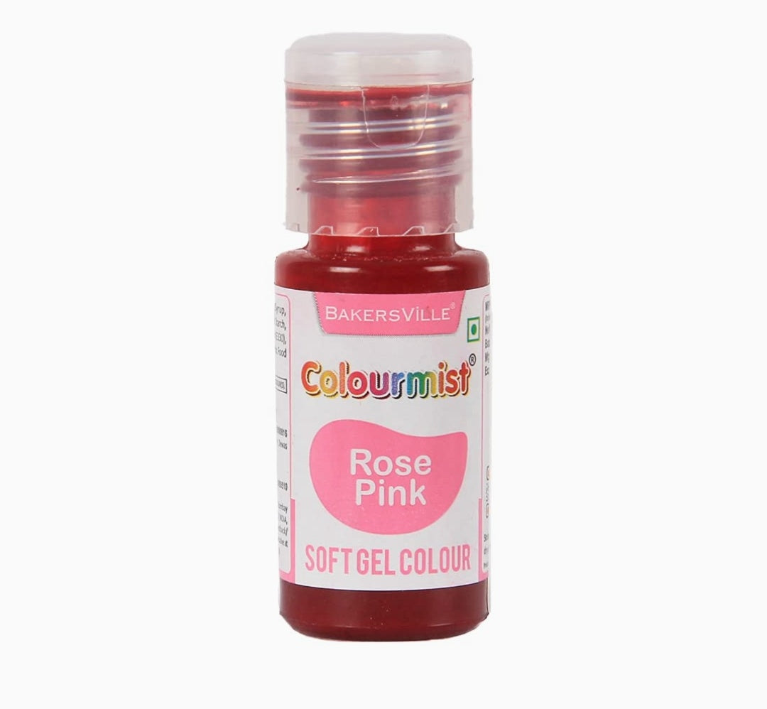 BakersVille Colourmist Rose Pink Soft gel colour