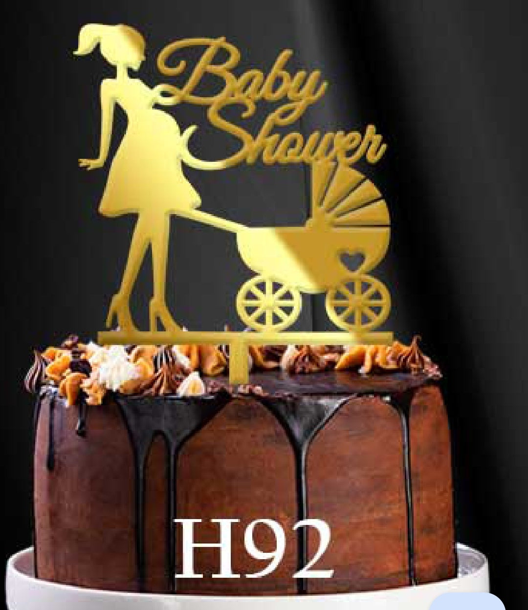 Baby shower Acrylic Topper RT00831