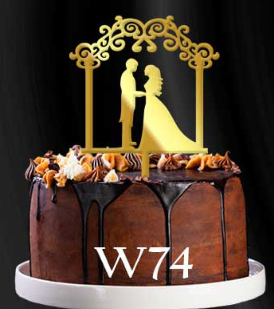 Couple Acrylic Topper