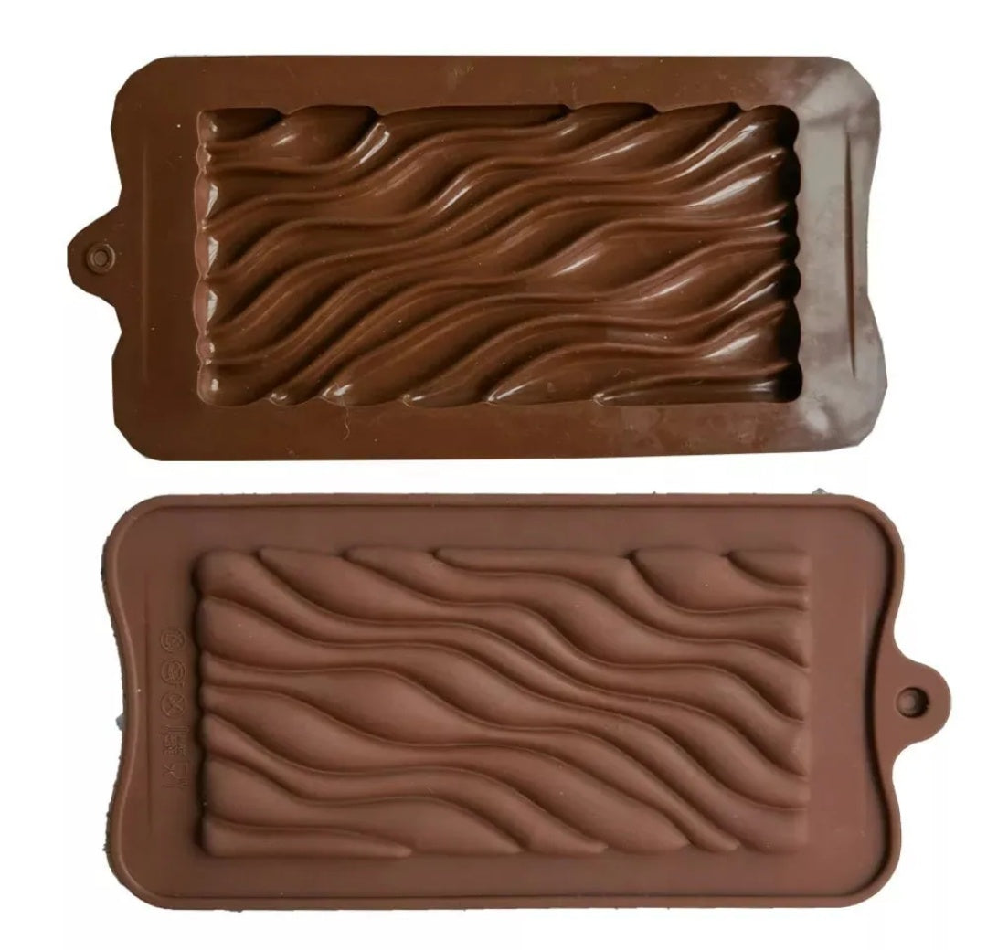 Big Woven Silicon Chocolate Bar Mould