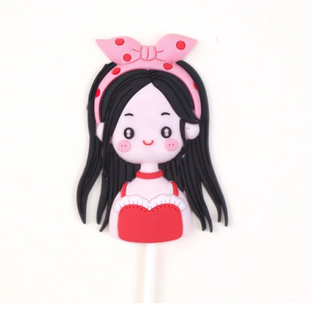 Girl Cake topper