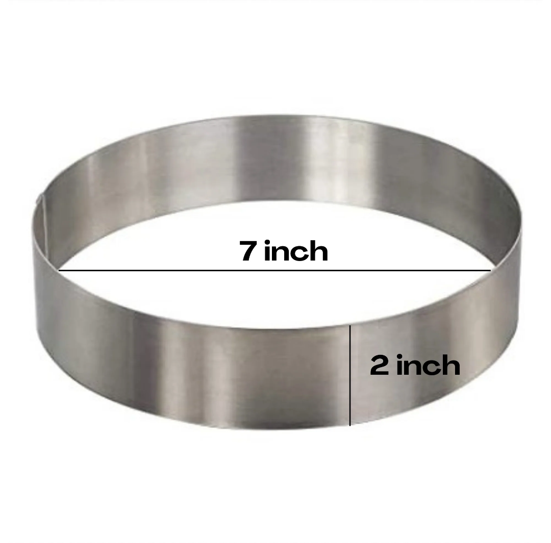 7 x 2 Inch Round Cake Ring
