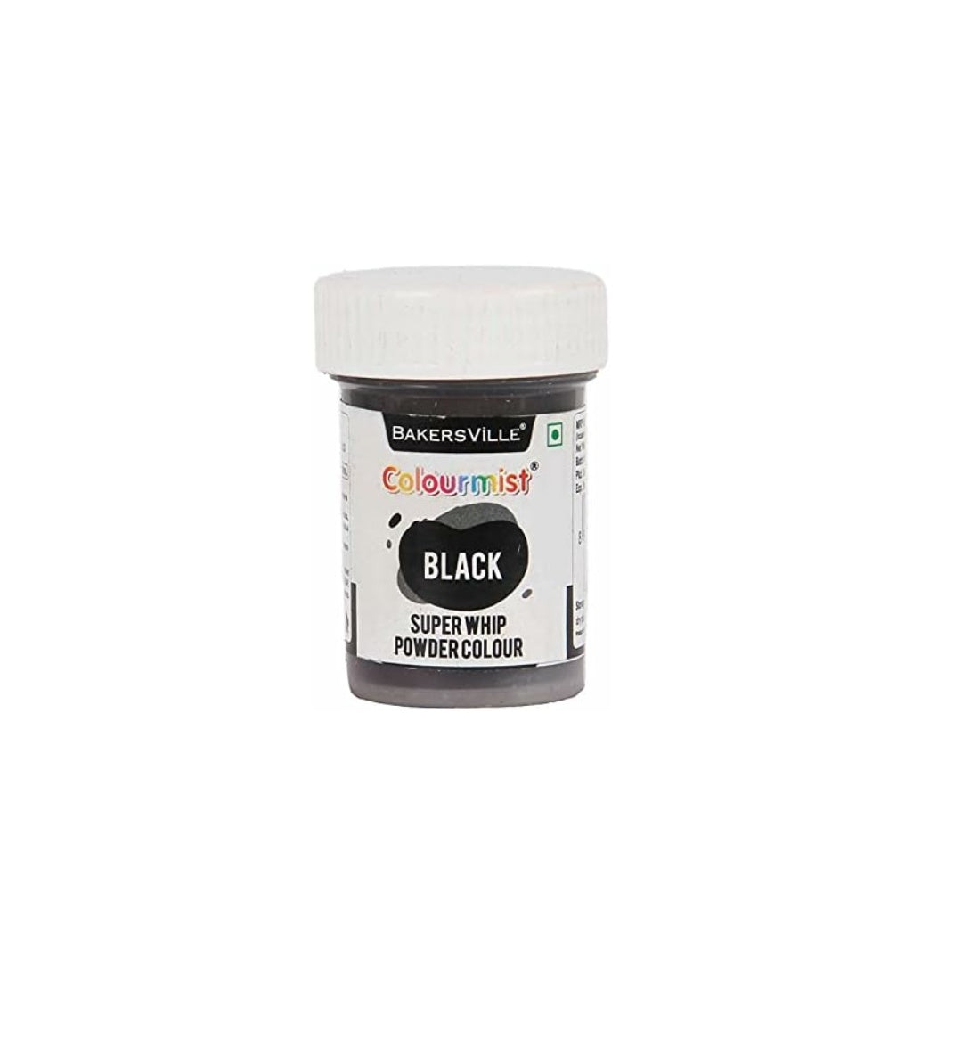 Bakersville black super whip powder colour