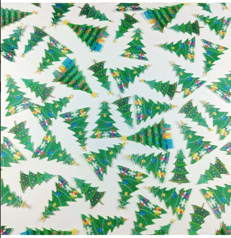 Tastycraft Christmas Tree Edible Pre-Cut Wafer Paper Pack of 24 pcs