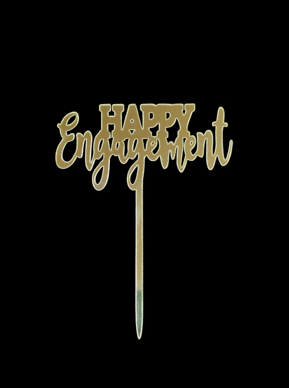 Happy Engagement Acrylic Topper RT00589