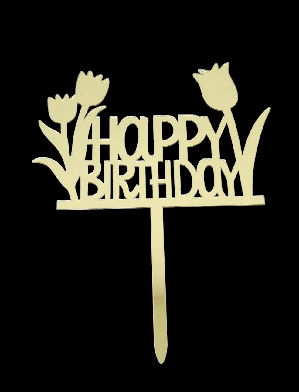Happy Birthday Acrylic Topper