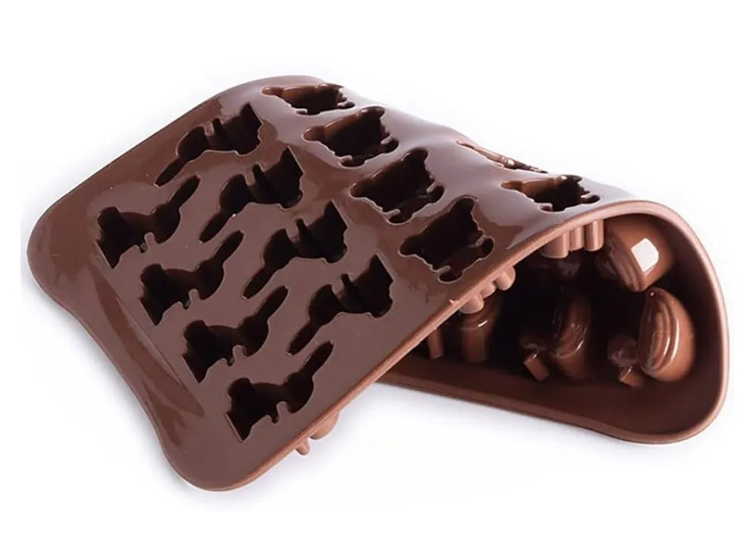 24 Cavity Rabbit,Duck & Chick Silicon Mould