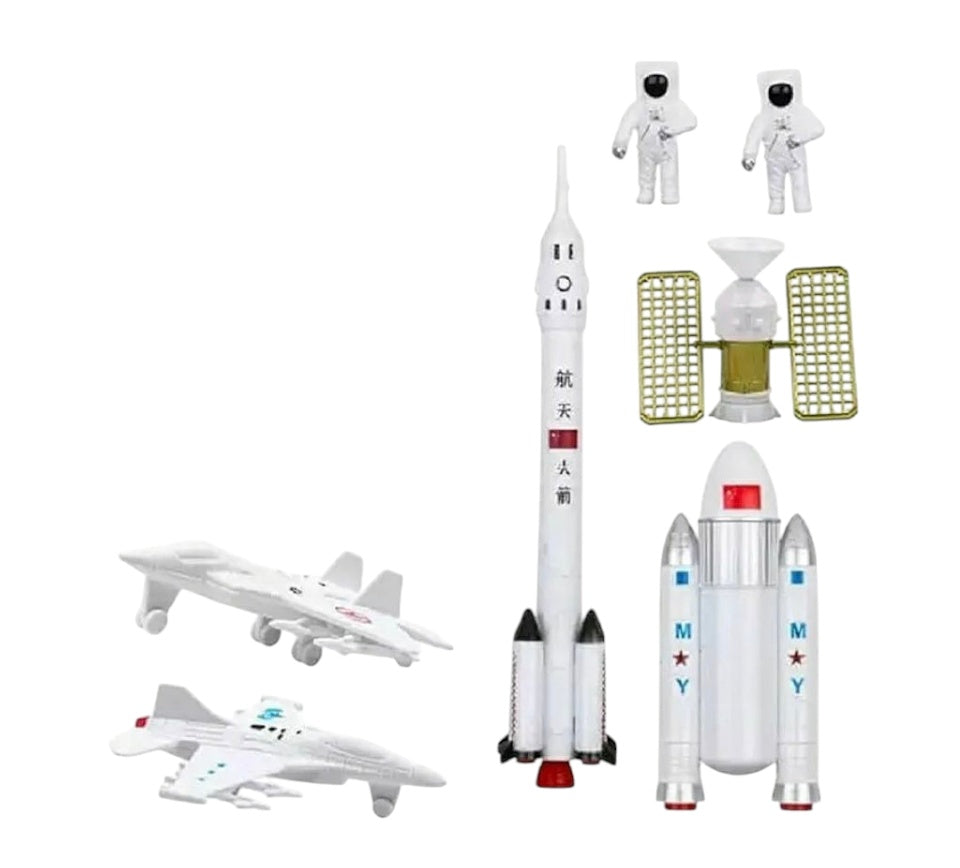 Mini Space Rocket Set Of 7
